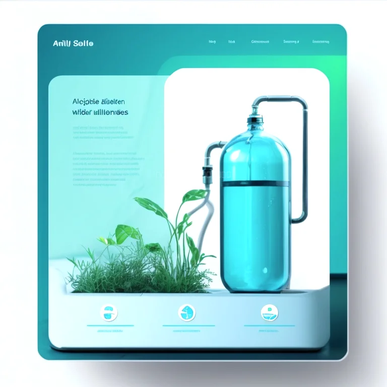 AI analytics dashboard for water systems